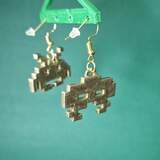 Space Invader Ohrringe