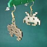 Space Invader Ohrringe